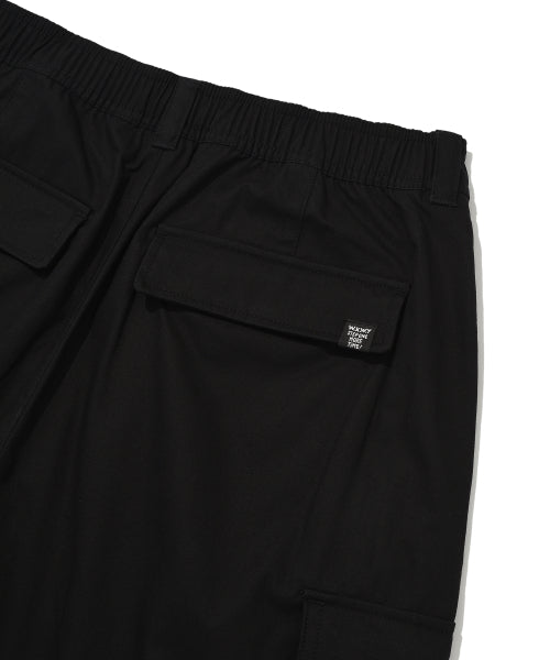 Cotton Cargo Shorts Black