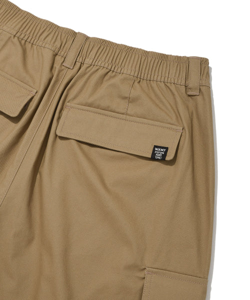 Cotton Cargo Shorts Beige