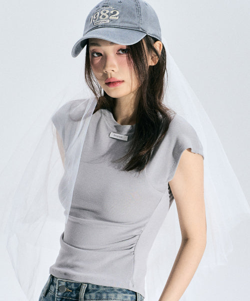 Ellie Semi Sleeveless [GREY]