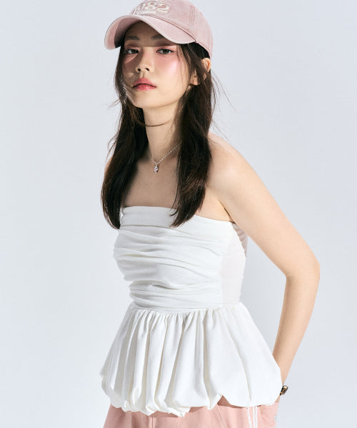Bridget Balloon Bustier [WHITE]