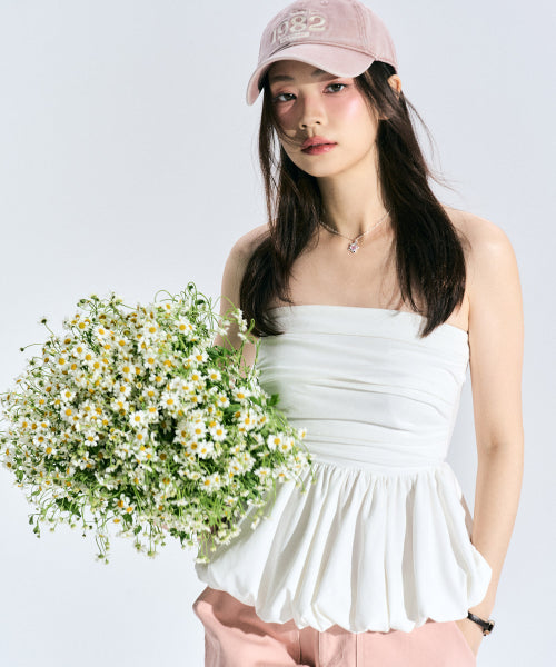 Bridget Balloon Bustier [WHITE]