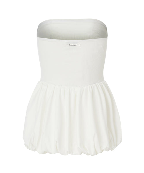 Bridget Balloon Bustier [WHITE]