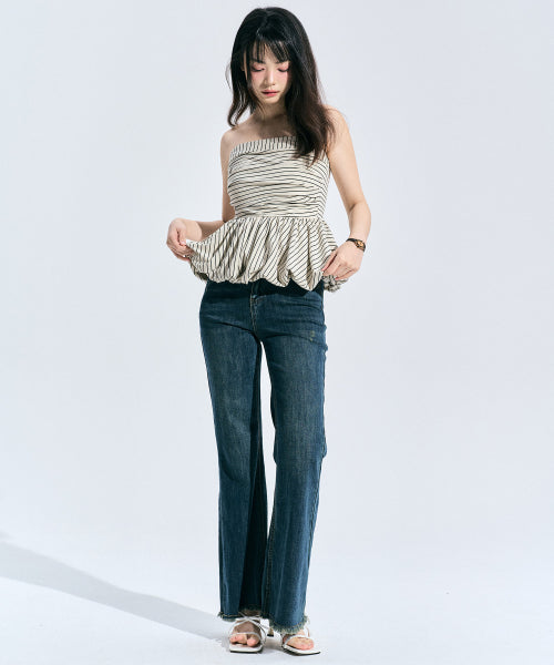 Bridget Balloon Bustier [STRIPE]