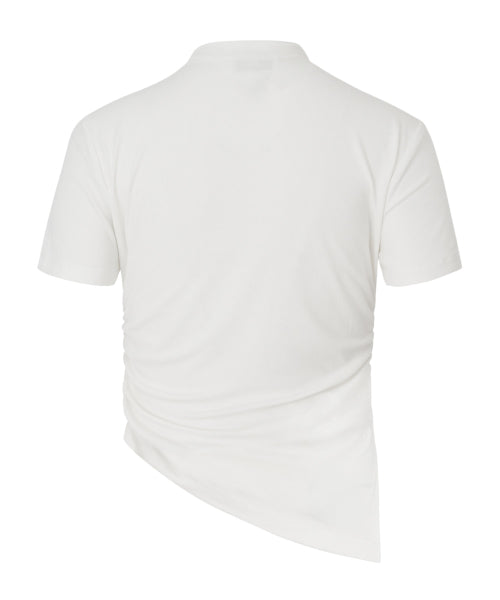 Diana Unbalanced Half Top [IVORY]