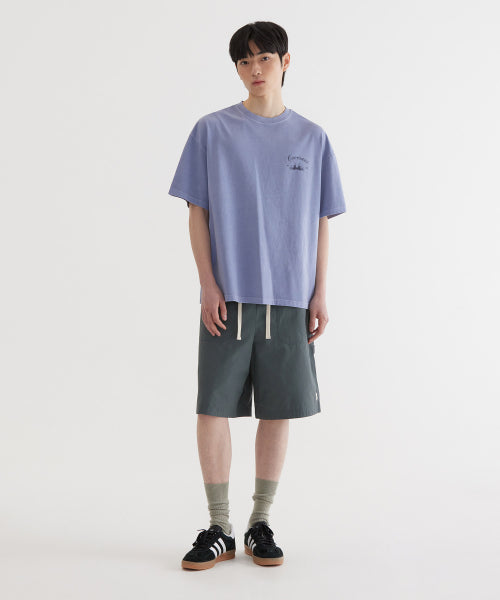 SURFER DYING GRAPHIC T-SHIRT