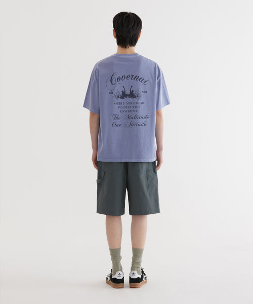 SURFER DYING GRAPHIC T-SHIRT