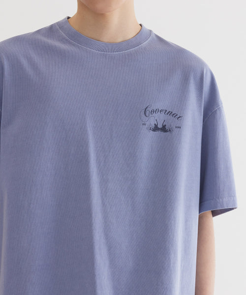 SURFER DYING GRAPHIC T-SHIRT
