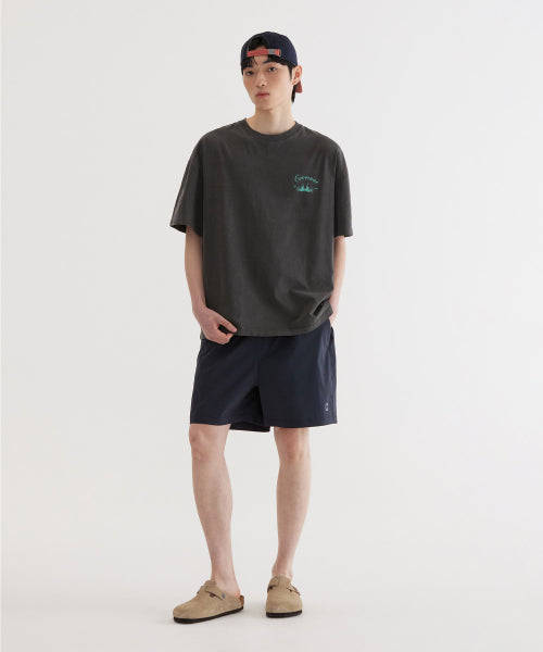SURFER DYING GRAPHIC T-SHIRT