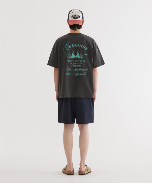 SURFER DYING GRAPHIC T-SHIRT