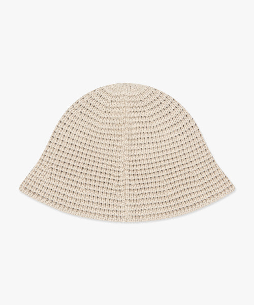 CROCHET BUCKET HAT natural