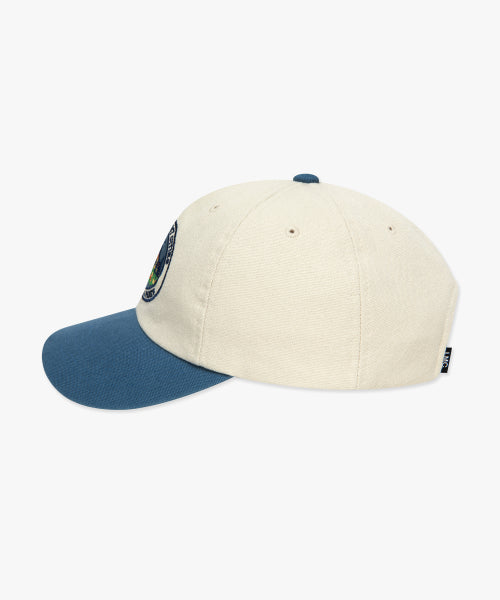 VTG COLOR BLOCK 6PANEL CAP blue