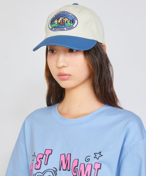 VTG COLOR BLOCK 6PANEL CAP black