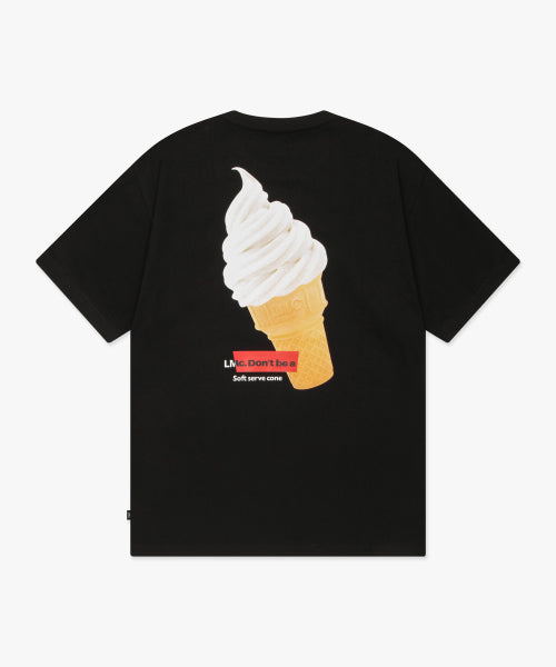 SOFT ICE CREAM TEE black