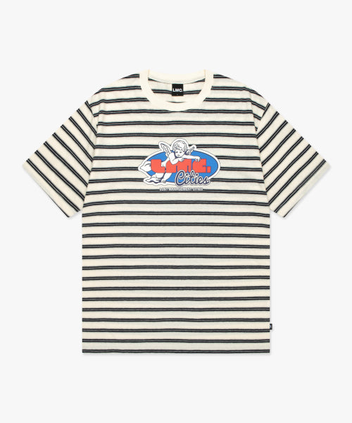 ANGEL STRIPE TEE off white