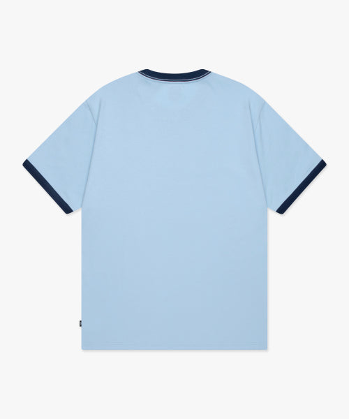 STAR RINGER TEE light blue