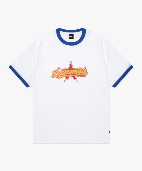 STAR RINGER TEE white