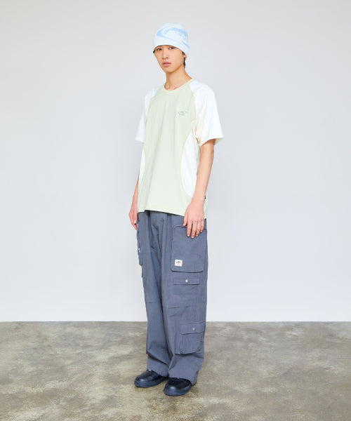 CURVED LINE TEE white