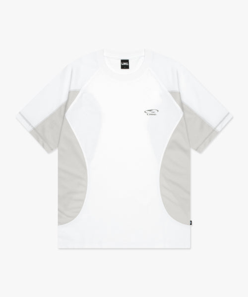 CURVED LINE TEE white