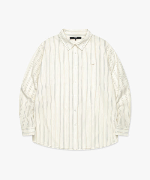 NEW CLASSIC LOGO SHEER SHIRT ivory
