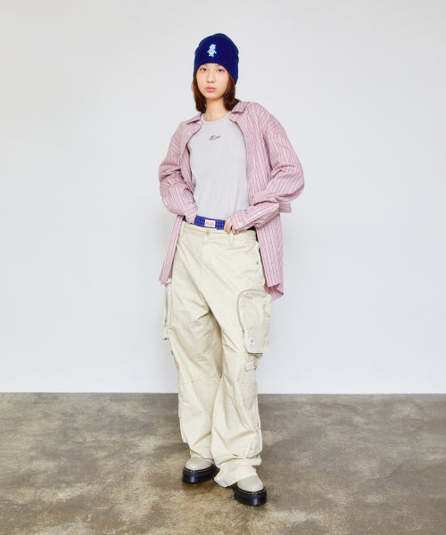 NEW CLASSIC LOGO SHEER SHIRT pink