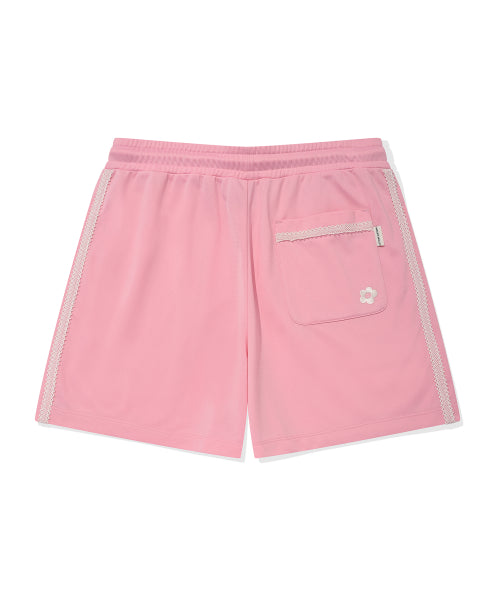 Women's track shorts pink
