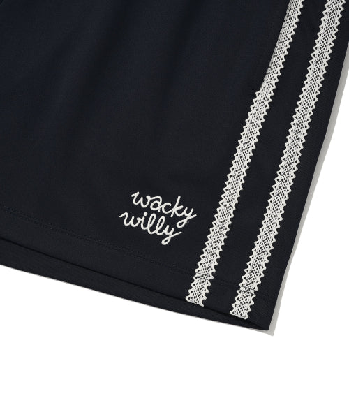 Women's track shorts dark navy