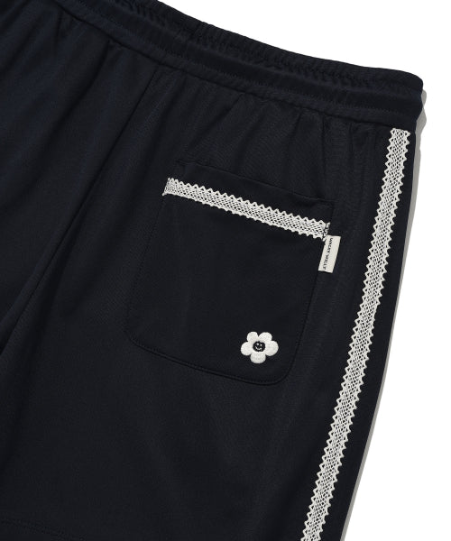 Women's track shorts dark navy