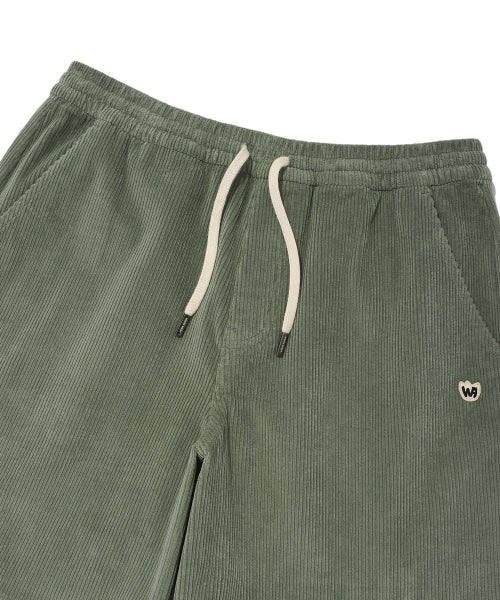 Corduroy String Shorts Green