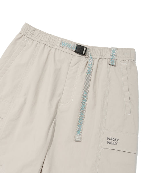 Nylon Lipstop Cargo Shorts Gray