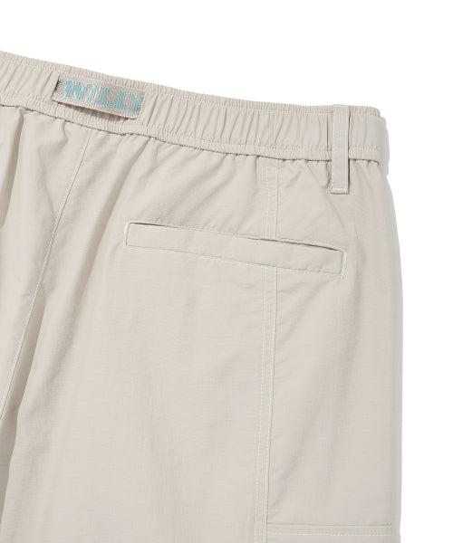 Nylon Lipstop Cargo Shorts Gray