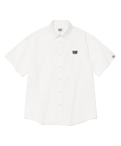 Wappen Oxford Short Sleeve Shirt White