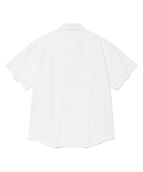 Wappen Oxford Short Sleeve Shirt White