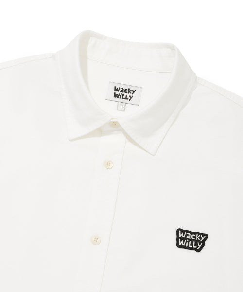 Wappen Oxford Short Sleeve Shirt White