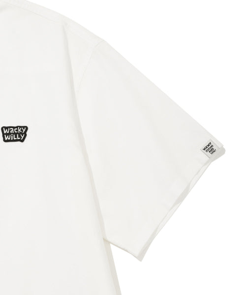 Wappen Oxford Short Sleeve Shirt White