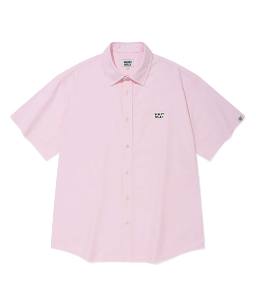 Wappen Oxford Short Sleeve Shirt Pink