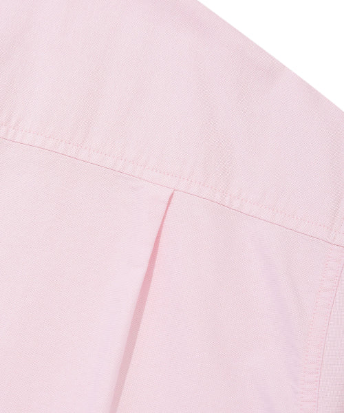 Wappen Oxford Short Sleeve Shirt Pink