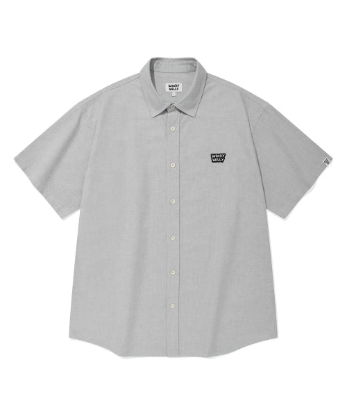 Wappen Oxford Short Sleeve Shirt Gray