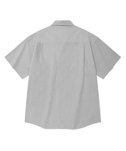 Wappen Oxford Short Sleeve Shirt Gray