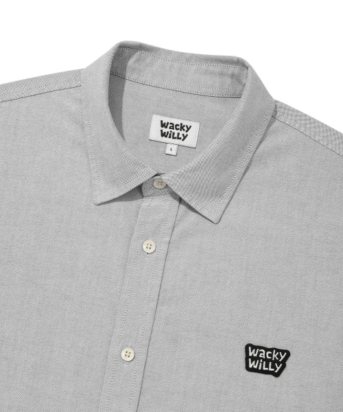 Wappen Oxford Short Sleeve Shirt Gray