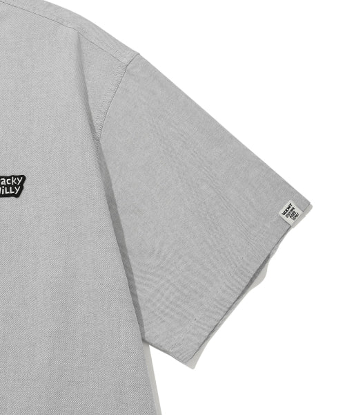 Wappen Oxford Short Sleeve Shirt Gray