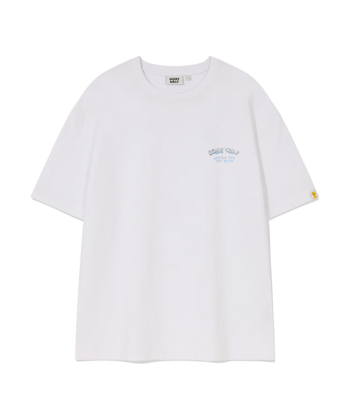 Kitchen graphic short-sleeved T-shirt white