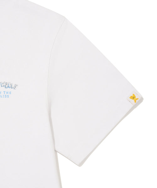 Kitchen graphic short-sleeved T-shirt white