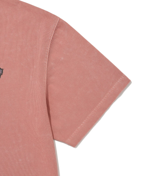 Surf Kiki Graphic Washing T-Shirt Pink