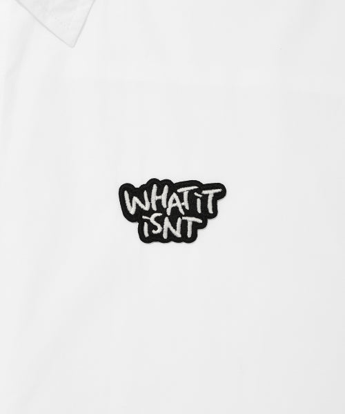 Wappen Long Sleeve Shirt White