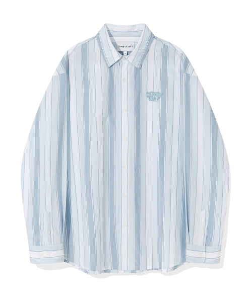Wappen Long-Sleeved Shirt Sky Blue