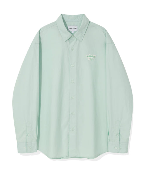 Wappen Long Sleeve Shirt Mint