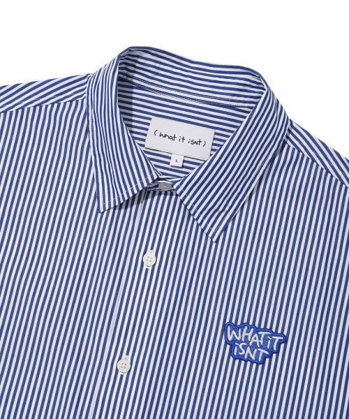 Wappen Long Sleeve Shirt Blue