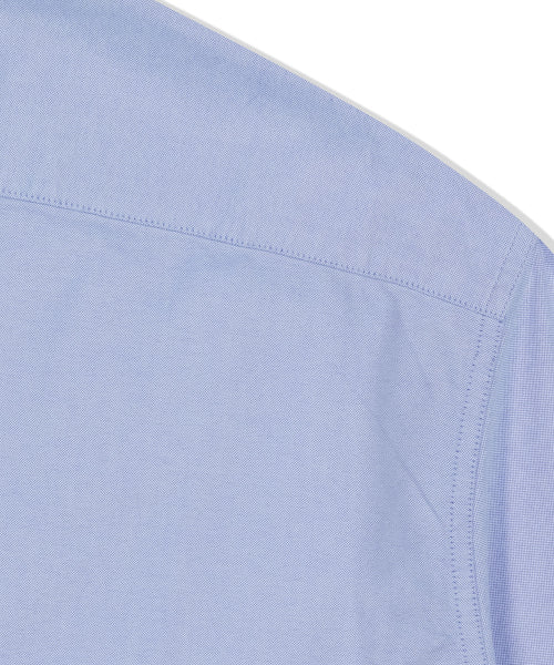 Heart Wappen Oxford Short Sleeve Shirt Blue