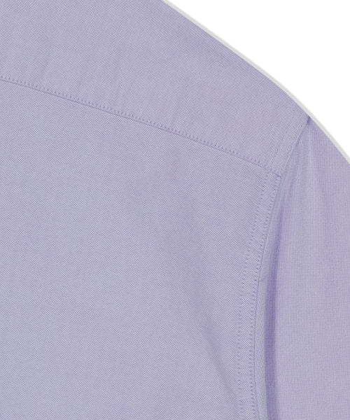 Heart Wappen Oxford Short Sleeve Shirt Purple