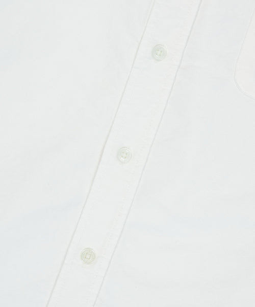 Heart Wappen Oxford Short Sleeve Shirt White